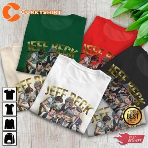 Jeff Beck And Johnny Depp Vintage 90s Graphic NA Tour T-Shirt