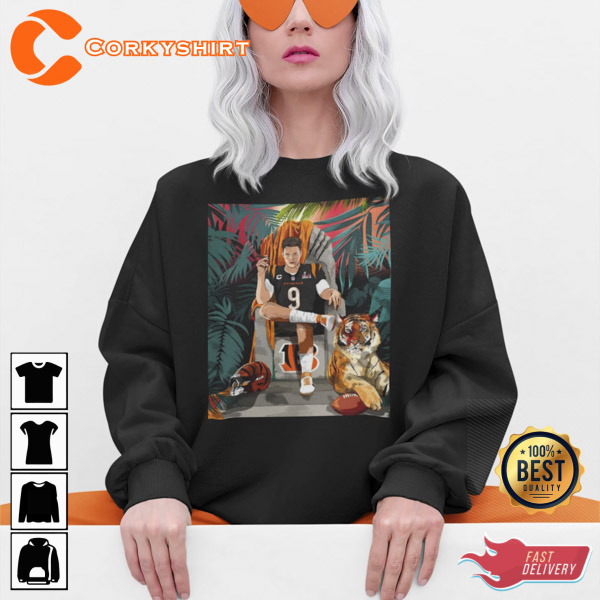 JOE BURROW - Cincinnati Bengals 90s Vintage Bootleg T-Shirt