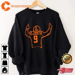 Joe Burrow Cincinnati Bengals BURROH Burrow Bengals Unisex Sweatshirt Design