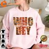 Joe Burrow Cincinnati Bengals Burrow Bengals Who Dey Fan Gift Shirt