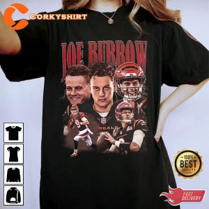 Joe Burrow Vintage 90s Shirt Design