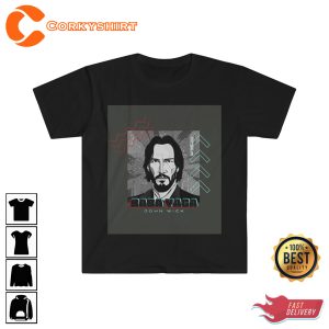 John Wick Keanu Reeves Action Movie tshirt