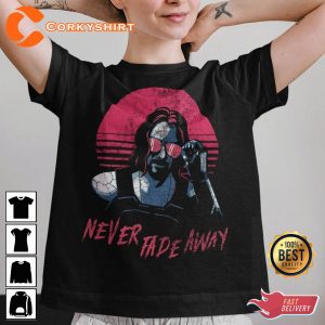 Johnny Silverhand Never Fade Away Cyberpunk Unisex Shirt