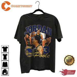 Jordan Poole 90s Style Vintage Bootleg Graphic T shirt