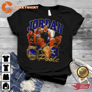Jordan Poole 90s Style Vintage Bootleg Graphic T shirt
