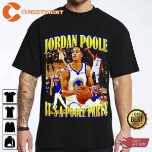 Jordan Poole It's A Poole Party Jordan Poole 90s Bootleg T-Shirt