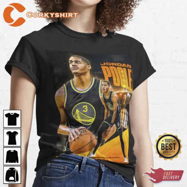 Jordan Poole Poster Golden State Warriors Poster Street Wall Tee Shirt