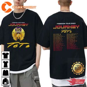 Journey 2023 Freedom Rock Tour Don’t Stop Believin T-Shirt