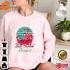 Just Flockin’ Around Flamingo Valentine Cute Couple Shirt