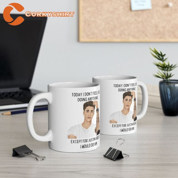 Justin Bieber Canadian Singer Coffee Mug