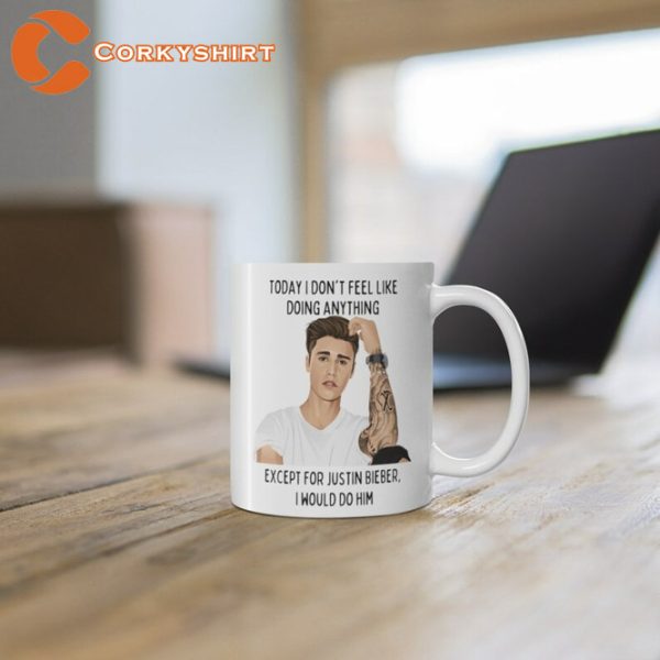 Justin Bieber Canadian Singer Coffee Mug