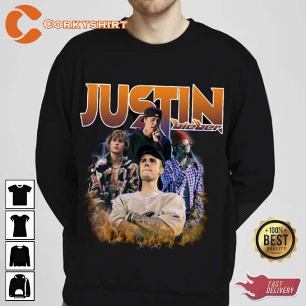 Justin Bieber Vintage 90s Bootleg Rap Tee