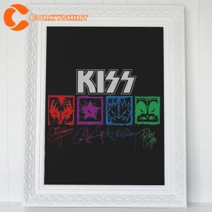 KISS Band Logo Home Decor Unique Graphic Printed Poster