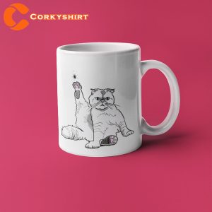 Karma is a Cat Swiftie fan Gift Ceramic Coffee Mug