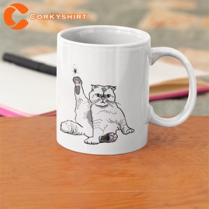 Karma is a Cat Swiftie fan Gift Ceramic Coffee Mug