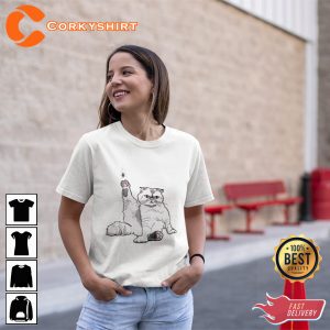Karma is a Cat Swiftie fan Gift Unisex Graphic T-Shirt