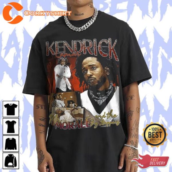 Kendrick Lamar 90s Style Vintage Bootleg Tee Graphic T-Shirt