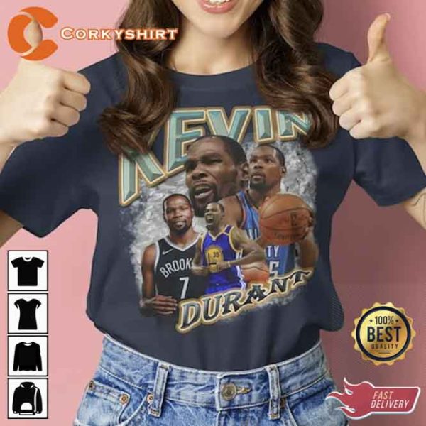 Kevin Durant Shirt Brooklyn Nets Vintage T-shirt