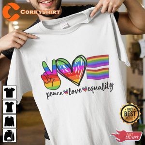 LGBT Human Rights Gift For LGBT Rainbow Unisex T-Shirt