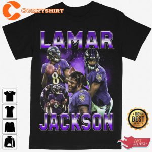 Lamar Jackson Baltimore Ravens Shirt Design