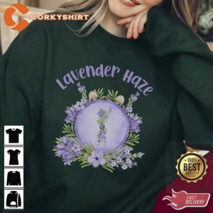 Lavender Haze Midnight Taylor Swift White Sweatshirt