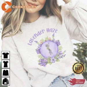 Lavender Haze Midnight Taylor Swift White Sweatshirt