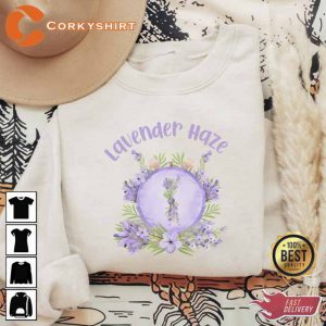 Lavender Haze Midnight Taylor Swift White Sweatshirt