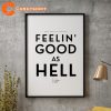 Lizzo Quotes Feelin Good As Hell Wall Art Home Decor Poster