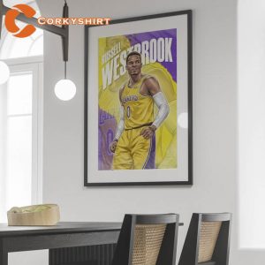 Los Angeles Lakers Russell Westbrook 0 Poster