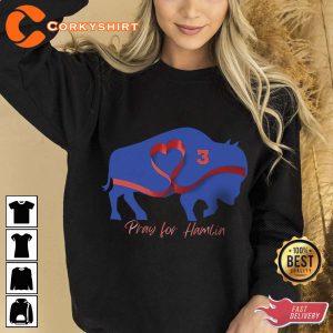 Love For 3 Damar Buffalo Heart Sweatshirt