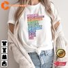 Love Over Hate Be Kind Valentines Day Gift Unisex T-Shirt