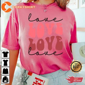 Love Valentine Love Valentines Day Couple Unisex T-Shirt
