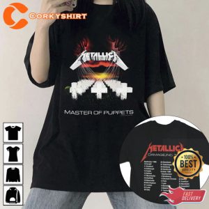 Metallica 72 Damage Inc Tour Album Shirt