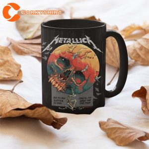 Metallica Skeleton M72 World Tour Skull Rock Music Coffee Mug