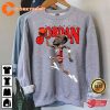 Michael Jordan Caricature Basketball Gift Vintage T-Shirt