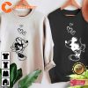 Mickey and Minnie Couple Sketch Mickey Magic Kingdom Disneyworld Sweatshirt