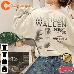 Morgan Wallen One Night At A Time Tour 2023 2 Sides Shirt