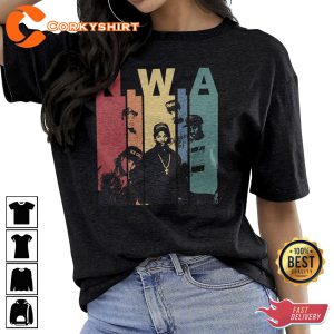 N W A Band Retro Vintage Music T-Shirt