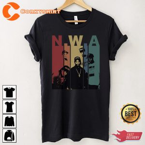 N W A Band Retro Vintage Music T-Shirt