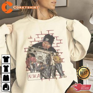 NWA Shirt Streetwear Hip Hop 90s Vintage Retro Graphic Tee