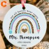 Not all Heroes wear capes Personalized Teacher Keepsake Ornament