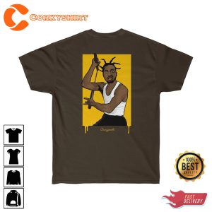 ODB Lee Old Dirty Bastard Nunchucks Tribute Art Ol’dirty Martial Arts T-Shirt