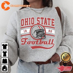 Ohio State Vintage Football Crewneck Shirt