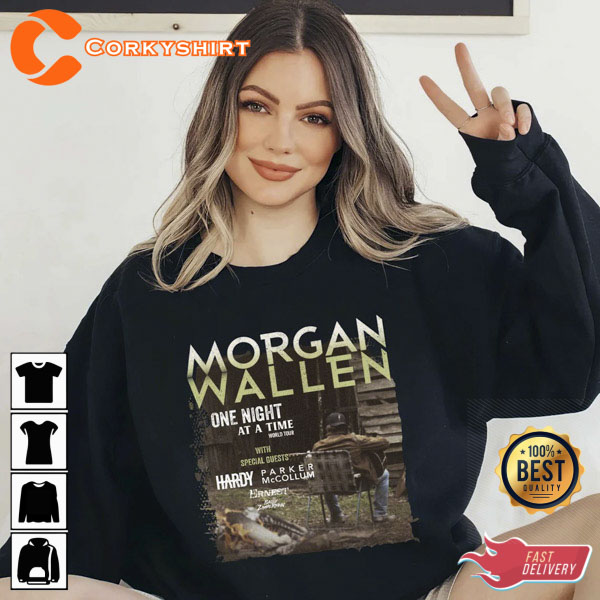 Morgan Wallen T-shirt, Morgan Wallen One night at a time world tour 2023  Shirt - Ink In Action