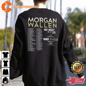 One Night At A Time Tour 2023 Morgan Wallen Western T-Shirt