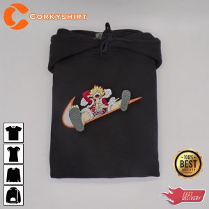 One Peace Shirt Anime Embroidered Sweatshirt