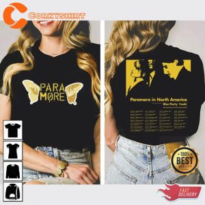 Paramore 2023 Tour T-Shirt Paramore In North America Tour Tee