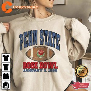 Penn State Rose Bowl 2023 Shirt Retro 90s Football T-Shirt