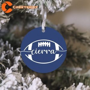 Personalized Football Ornament Sport Christmas Gifts