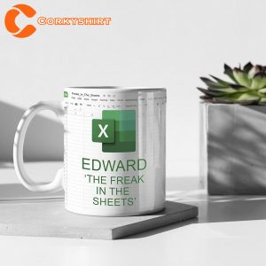 Personalized Freak In The Sheets Excel Mug
